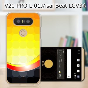 isai Beat LGV34 / V20 PRO L-01J 共通 ハードケース/カバー 【C.C dot PCクリアハードカバー】  スマートフォンカバー・ジャケット