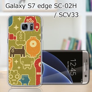 GALAXY S7 edge SC-02H ハードケース/カバー 【ワレワレハドセイジンダ PCクリアハードカバー】 GALAXY S7 edge SC-02H スマートフォンカ