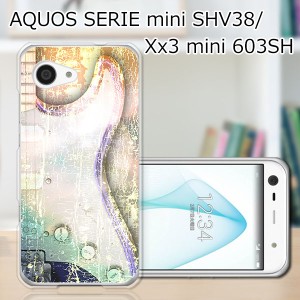 AQUOS SERIE mini SHV38/Xx3 mini 603SH ハードケース/カバー 【カジュアルストラト PCクリアハードカバー】 スマートフォンカバー・ジャ