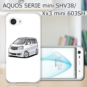 AQUOS SERIE mini SHV38/Xx3 mini 603SH ハードケース/カバー 【ALワゴン PCクリアハードカバー】 スマートフォンカバー・ジャケット