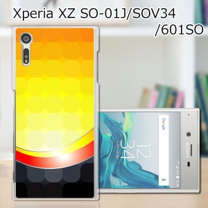 Xperia XZ SOV34 SO-01J 601SO ハードケース/カバー 【C.C dot PCクリアハードカバー】 sov34 スマートフォンカバー