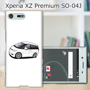 Xperia XZ Premium SO-04J ハードケース/カバー 【ESワゴン PCクリアハードカバー】 スマートフォンカバー・ジャケット