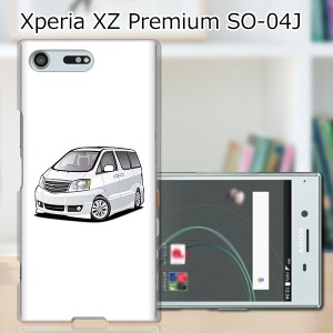 Xperia XZ Premium SO-04J ハードケース/カバー 【ALワゴン PCクリアハードカバー】 スマートフォンカバー・ジャケット