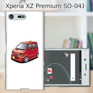 Xperia XZ Premium SO-04J ハードケース/カバー 【SRワゴン PCクリアハードカバー】 スマートフォンカバー・ジャケット