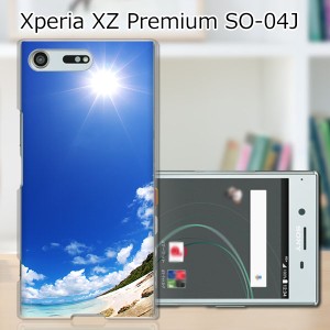 Xperia XZ Premium SO-04J ハードケース/カバー 【ようこそ夏 PCクリアハードカバー】 スマートフォンカバー・ジャケット