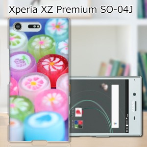 Xperia XZ Premium SO-04J ハードケース/カバー 【飴 PCクリアハードカバー】 スマートフォンカバー・ジャケット