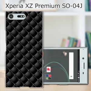 Xperia XZ Premium SO-04J ハードケース/カバー 【ソファーチェック PCクリアハードカバー】 スマホケース スマホカバー スマートフォン
