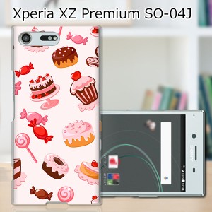 Xperia XZ Premium SO-04J ハードケース/カバー 【スィーツ PCクリアハードカバー】 スマートフォンカバー・ジャケット