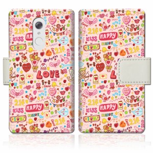 docomo LG style L-03K 手帳型 ケース カバー 手帳ケース 手帳カバー【LOVE214デザイン】