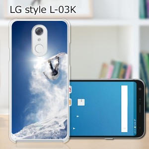 docomo LG style L-03K ハードケース/カバー 【Enjoy Snow PCクリアハードカバー】