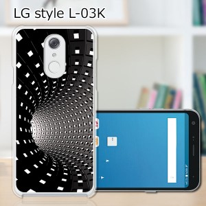 docomo LG style L-03K ハードケース/カバー 【ブラックホール PCクリアハードカバー】