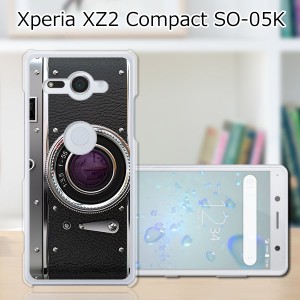 docomo Xperia XZ2 Compact SO-05K ハードケース/カバー 【レトロCamera PCクリアハードカバー】
