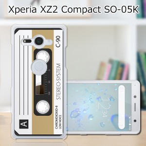 docomo Xperia XZ2 Compact SO-05K ハードケース/カバー 【カセット PCクリアハードカバー】