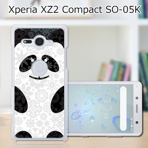 docomo Xperia XZ2 Compact SO-05K ハードケース/カバー 【Cuteパンダ PCクリアハードカバー】