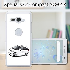 docomo Xperia XZ2 Compact SO-05K ハードケース/カバー 【ESワゴン PCクリアハードカバー】