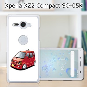 docomo Xperia XZ2 Compact SO-05K ハードケース/カバー 【SRワゴン PCクリアハードカバー】