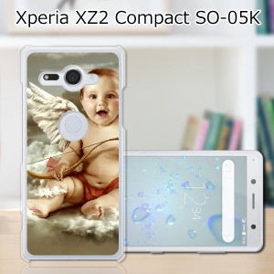 docomo Xperia XZ2 Compact SO-05K ハードケース/カバー 【Baby Angel PCクリアハードカバー】