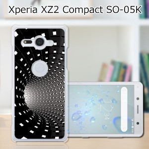 docomo Xperia XZ2 Compact SO-05K ハードケース/カバー 【ブラックホール PCクリアハードカバー】