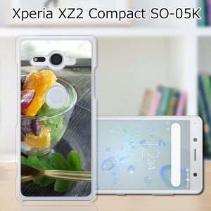 docomo Xperia XZ2 Compact SO-05K ハードケース/カバー 【ひんやり夏アイス PCクリアハードカバー】