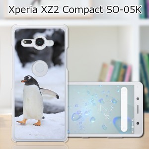 docomo Xperia XZ2 Compact SO-05K ハードケース/カバー 【ペンギン PCクリアハードカバー】