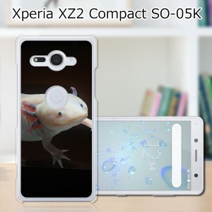docomo Xperia XZ2 Compact SO-05K ハードケース/カバー 【ウーパールーパー PCクリアハードカバー】