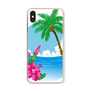 apple iPhone XS Max TPUケース/カバー 【ハワイアン（ワンポイント） TPUソフトカバー】 