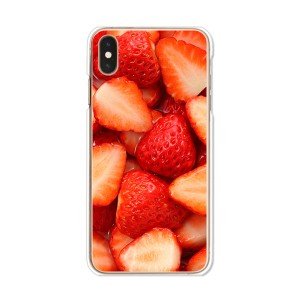 apple iPhone XS Max TPUケース/カバー 【Strawberry TPUソフトカバー】 