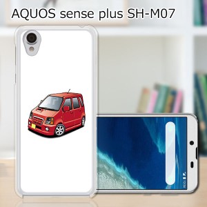 AQUOS sense plus SH-M07 ハードケース/カバー 【SRワゴン PCクリアハードカバー】