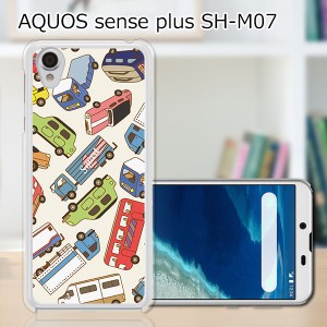 AQUOS sense plus SH-M07 TPUケース/カバー 【ミニカーズ TPUソフトカバー】 