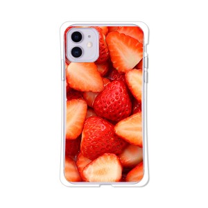 apple iPhone11 Pro Max 6.5インチ 耐衝撃 衝撃吸収 ソフトケース TPUケース 【Strawberry ソフトカバー】 