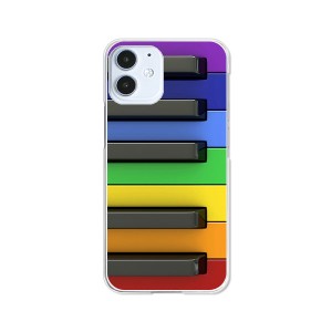 apple iPhone12 mini アイフォン12ミニ ハードケース/カバー 【カラフルキーボード PCクリアハードカバー】