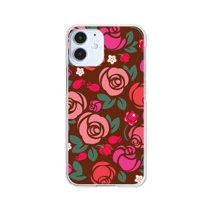 apple iPhone12 mini アイフォン12ミニ ハードケース/カバー 【薔薇 PCクリアハードカバー】