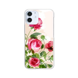 apple iPhone12mini アイフォン12ミニ TPUケース 【薔薇絵画 ソフトカバー】 