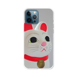 apple iPhone12ProMax アイフォン12プロマックス TPUケース 【招き猫 ソフトカバー】 