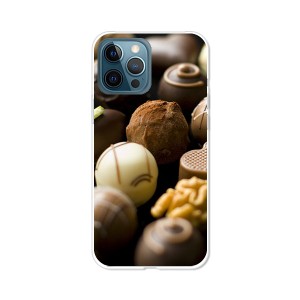 apple iPhone12ProMax アイフォン12プロマックス TPUケース 【チョコレートアソート ソフトカバー】 