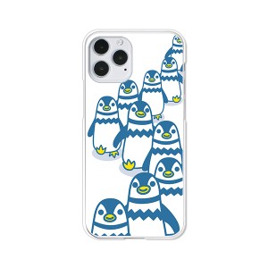 apple iPhone12/iPhone12 Pro ハードケース/カバー 【ペンギンズ PCクリアハードカバー】