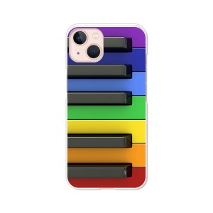 apple iPhone13 ハードケース/カバー 【カラフルキーボード PCクリアハードカバー】