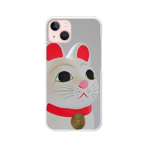 apple iPhone13 ハードケース/カバー 【招き猫 PCクリアハードカバー】