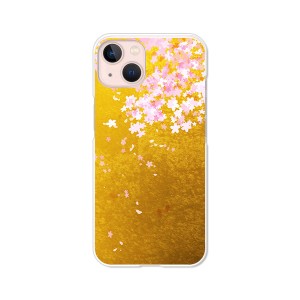 apple iPhone13 TPUケース/カバー 【新春桜：雅 TPUソフトカバー】 