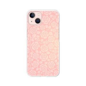 apple iPhone13 ハードケース/カバー 【薔薇ドット PCクリアハードカバー】