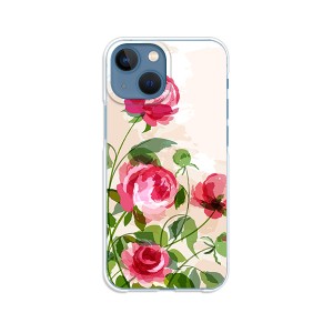 apple iPhone13mini TPUケース/カバー 【薔薇絵画 TPUソフトカバー】 