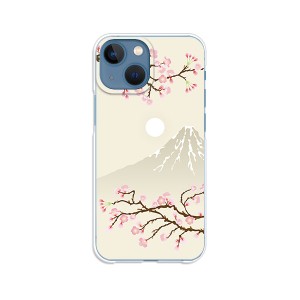 apple iPhone13mini TPUケース/カバー 【富士桜 TPUソフトカバー】 