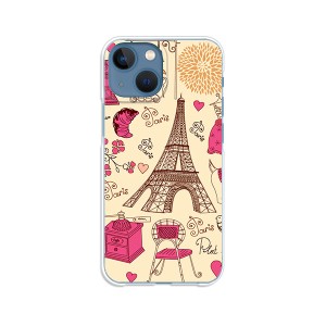 apple iPhone13mini TPUケース/カバー 【PARIS TPUソフトカバー】 