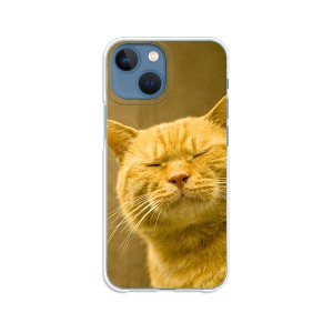 apple iPhone13mini ハードケース/カバー 【吾輩は猫である名前はまだニャい PCクリアハードカバー】