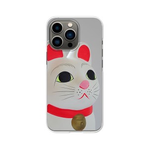 apple iPhone13Pro ハードケース/カバー 【招き猫 PCクリアハードカバー】