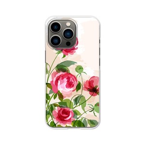 apple iPhone13Pro TPUケース/カバー アイフォン13プロ 【薔薇絵画 TPUソフトカバー】 