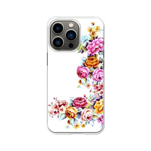 apple iPhone13Pro ハードケース/カバー 【ワンポイントFLOWER PCクリアハードカバー】