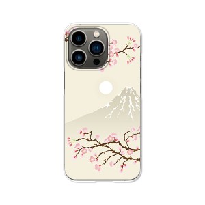 apple iPhone13Pro ハードケース/カバー 【富士桜 PCクリアハードカバー】