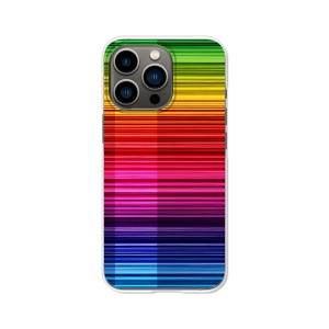 apple iPhone13Pro ハードケース/カバー 【Rainbow PCクリアハードカバー】