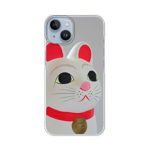 iPhone14 アイフォン14 ハードケース/カバー 【招き猫 PCクリアハードカバー】